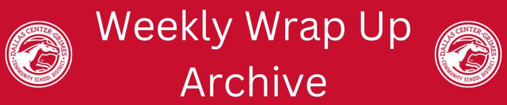 Weekly Wrap Up Archive