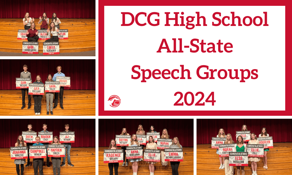 DCG High School All-State Speech Groups 2024