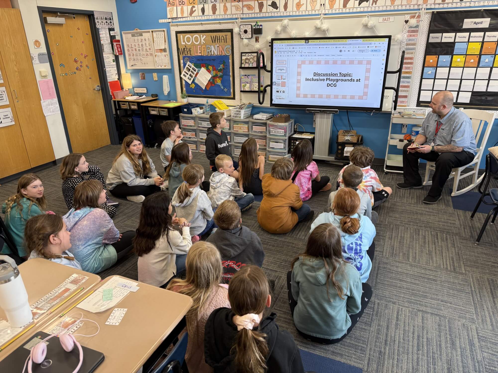 Connecting with the Superintendent – Fourth Graders Plan a Meeting with DCG’s Superintendent