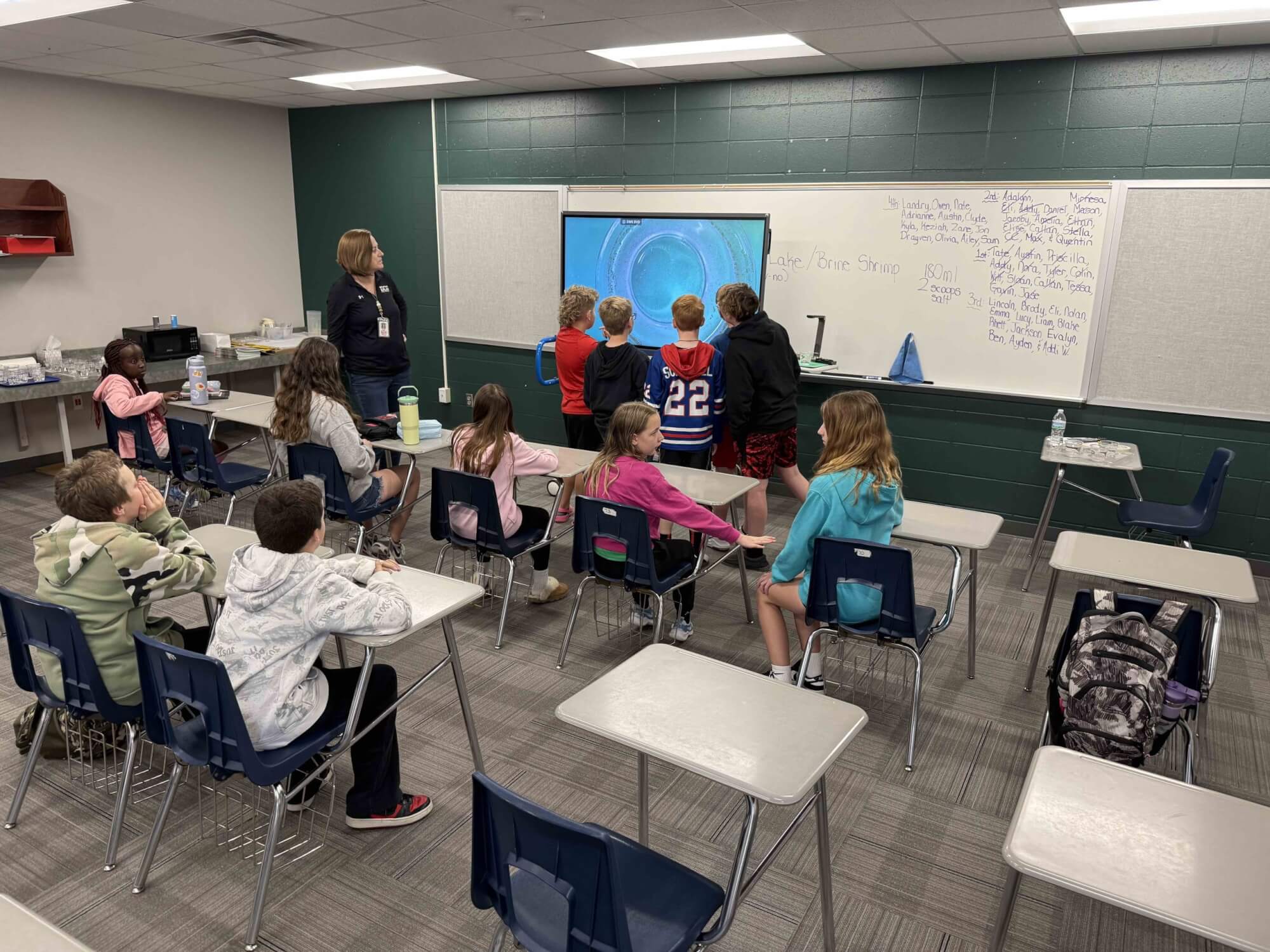 “So Much Learning” – DCG Middle School Students Complete Brine Shrimp Project