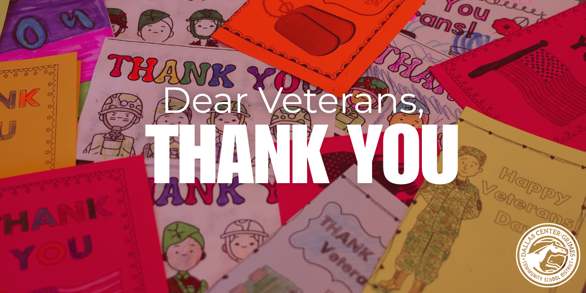 Dear Veterans, Thank You
