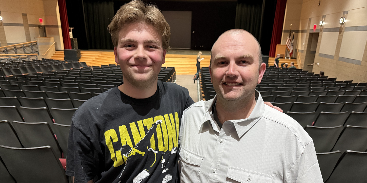 Dr. Scott Blum has a special connection to the role of George Gibbs in our town.