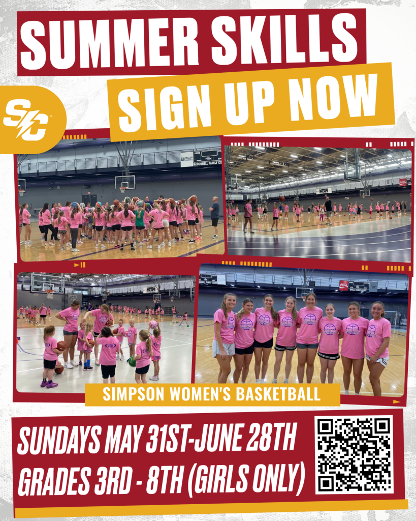 Simpson College Women's Basketball Skills Camp Information 