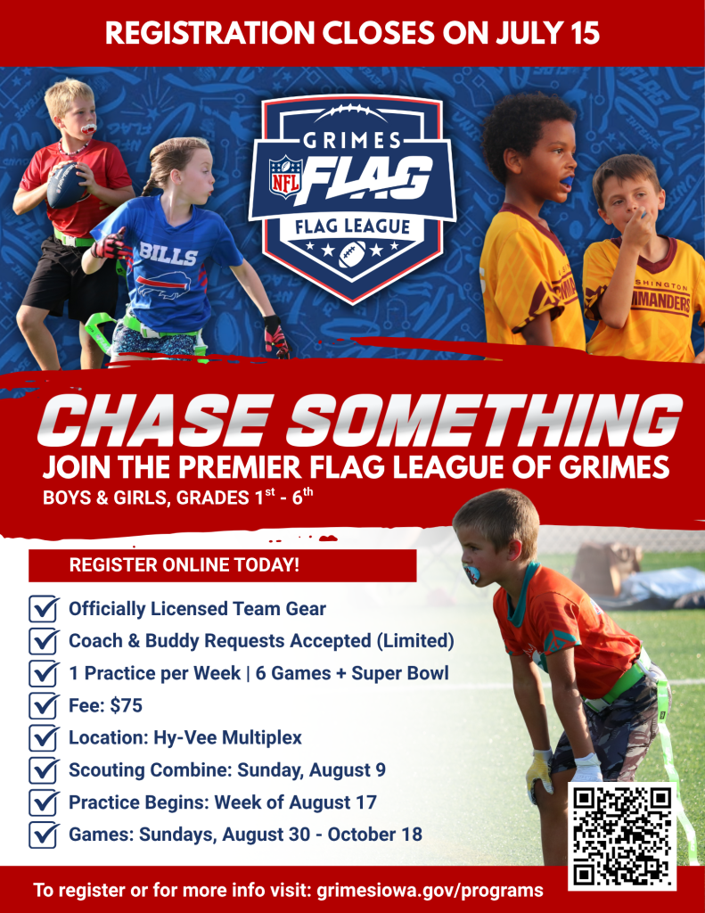 Grimes Football League information. 